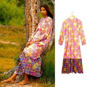 Anthropologie Roopa Pemmaraju Rosamel Floral Maxi Dress, size S NWT